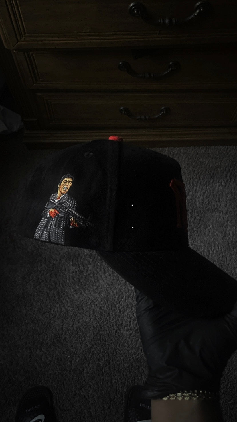Scarface Rhinestone Hat